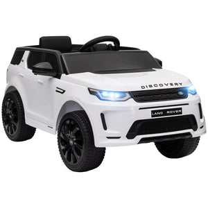 Macchina Elettrica per Bambini con Licenza Land Rover Discovery Sport 106x65,5x51 cm Bianco