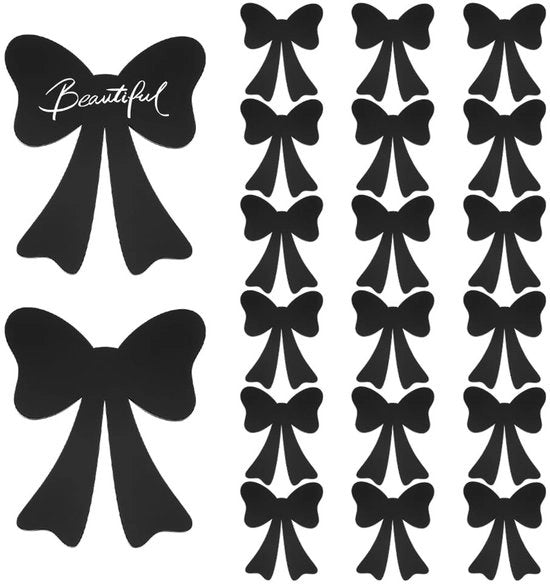 Tavole di benvenuto 20 pezzi - Nome tag con striscia - Tavole di benvenuto bianche - Feste di nozze/feste di compleanno - Progetto elegante - 120 x 100 mm