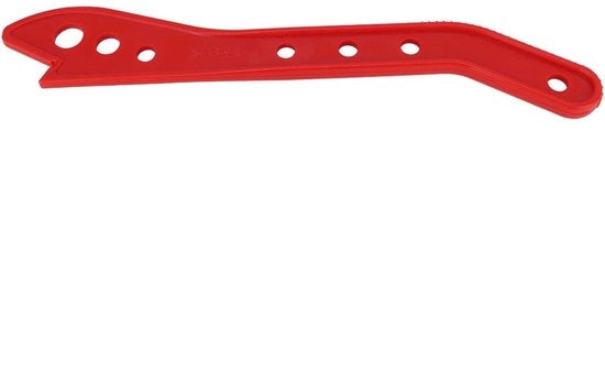 Zappa manuale ergonomico 16,5 pollici - Manubrio ergonomico - Sicurezza - Lavorazione del legno - Costruzione ABS robusta - Rosso per visibilità - Zappa manuale con manubrio