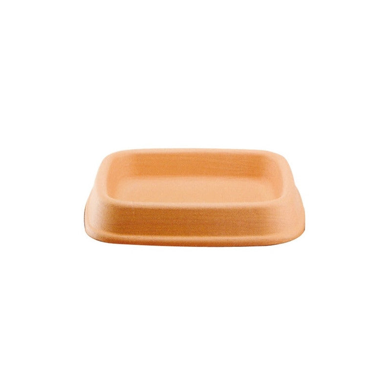 Sottovaso quadrato 38×38 in resina Impruneta per vaso da esterno – Telcom