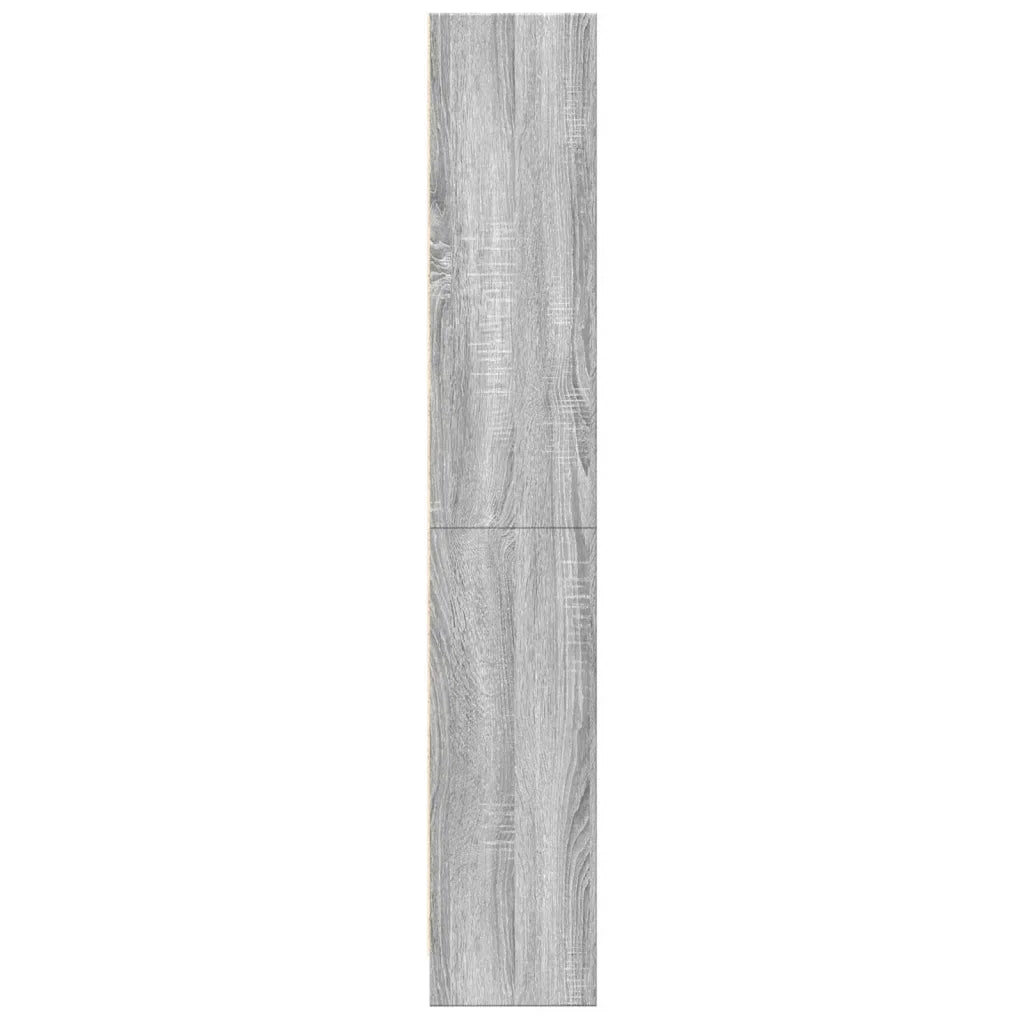 Libreria Grigio Sonoma 60x24x143 cm in Legno Multistrato 857817