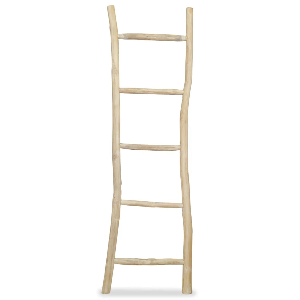 Portasciugamani da bagno con 5 barre 45 x 150 cm teak naturale 02_0001635