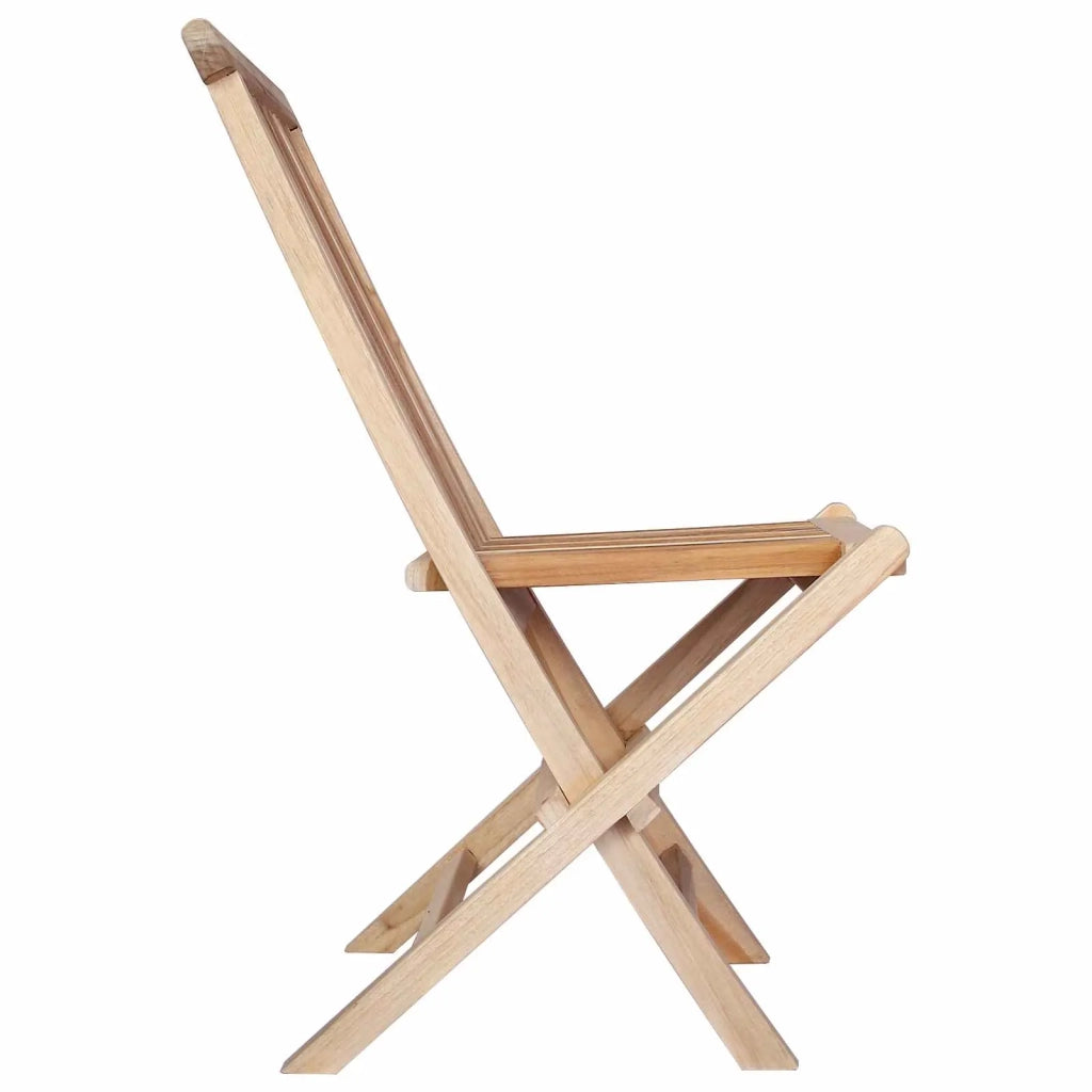 Sedia da giardino pieghevole 4 pcs Naturale 42028482