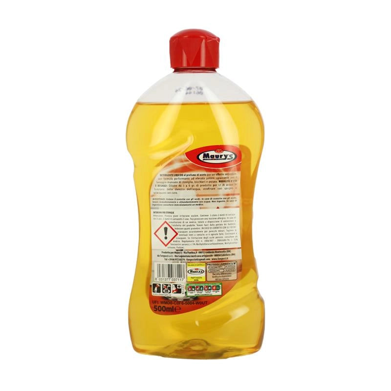 MAURY'S DETERSIVO PIATTI GEL CONCENTRATO ACETO SET 12PZ - 500ML