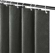 Douchegordijn impermeabile e muffa resistente in poliestere pesante - Grigio scuro 180 x 200 cm
