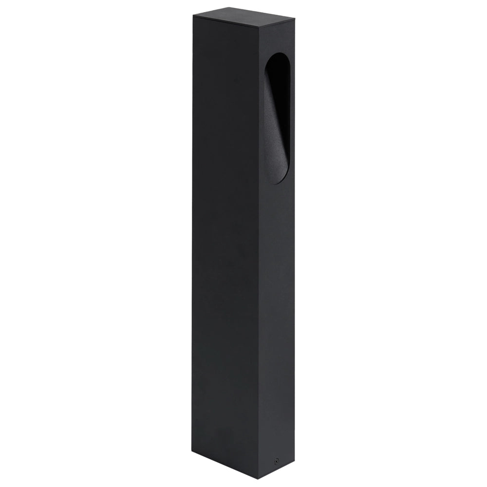 Lampada da esterno in alluminio nero 81 cm con LED per vialetti illuminazione da giardino design moderno