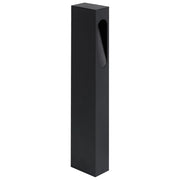 Lampada da esterno in alluminio nero 81 cm con LED per vialetti illuminazione da giardino design moderno