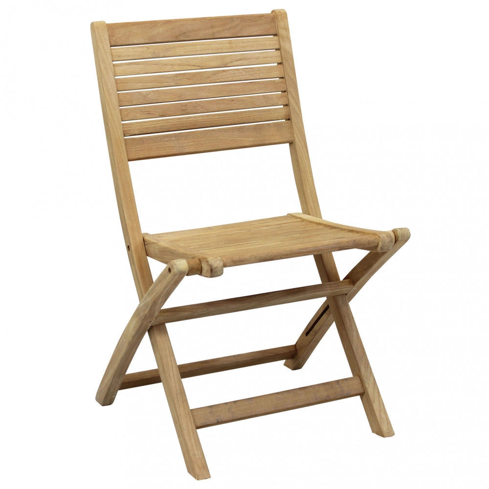Sedia Mirage Pieghevole 42x51x85 h cm in Legno Marrone