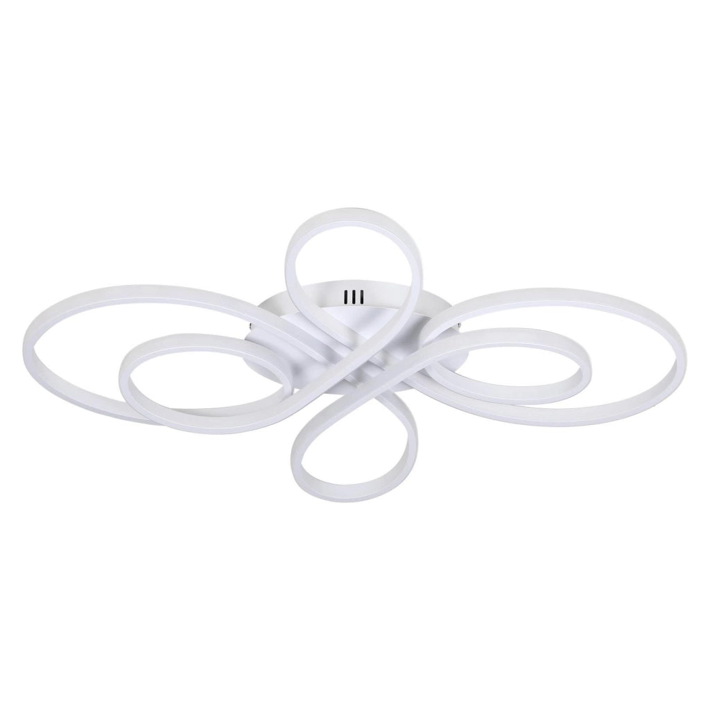 ZMH Lampada da soffitto LED grande dimmerabile 100 cm 90W moderna per soggiorno