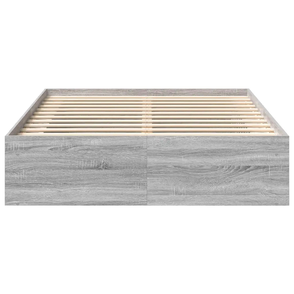 Giroletto-Struttura Letto Grigio Sonoma 140x190 cm
