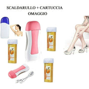 Trade Shop - Scaldarullo Scaldacera 40 Watt Manipolo Per Cera + Cartuccia In Omaggio -