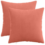 Federa 2 pcs HEERLEN Rosso Arancio 35 x 35 cm corduroy 908081