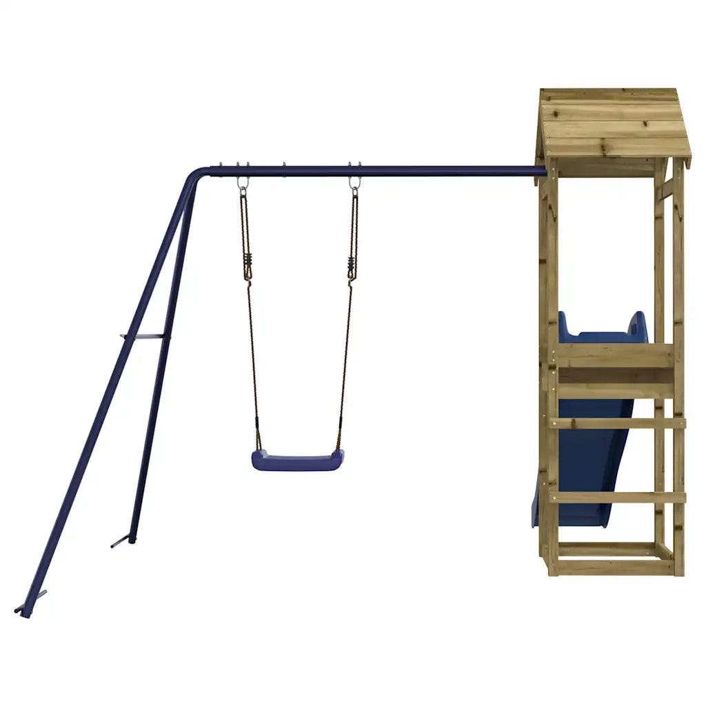 Set da Gioco da Esterno in Legno di Pino Impregnato CFW3771129