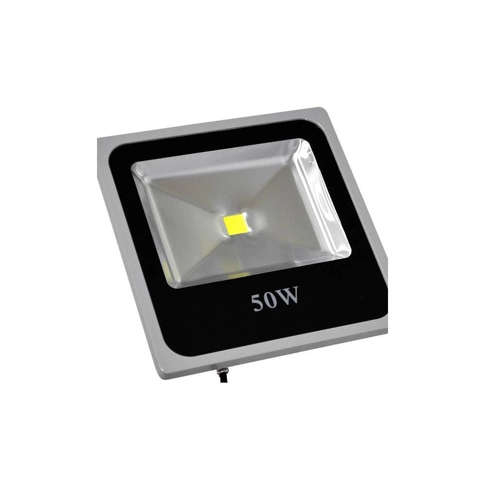 Trade Shop - Faro Led Slim Faretto Luce Calda Alta Luminosita' 10w 20w 30w 50w 80w 100w Ip66 -