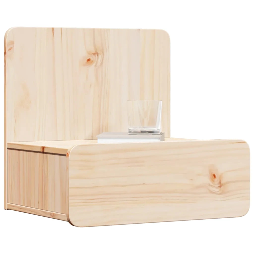 Set di 2 Comodini | Armadio da Notte | Mobiletto da notte Marrone 44 x 32,5 x 40 cm Legno di pino massello