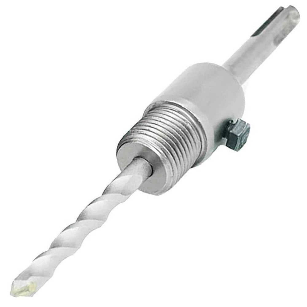 Trade Shop - Adattatore Sds Plus Da 110mm Per Fresa A Tazza Carotatrice Asta Barra Con Punta -