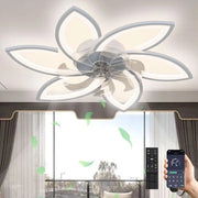Ventilatore da soffitto con Illuminazione - A distanza - Silenzioso in uso - Ventilatore da soffitto silenzioso - Illuminazione per salone