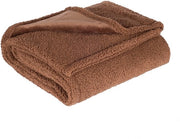 Cuscino per cani acqua resistente, realizzato in polyester, adatto per grandi cani e altri animali domestici, protegge divani e letti, morbido e comodo - colore caffè, 100*145 cm.
