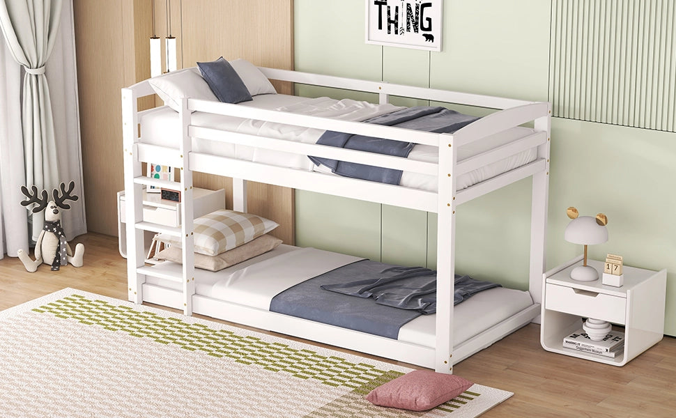 LETTO A CASTELLO 90x200 cm in legno di pino bianco