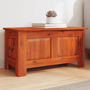 Cassapanca con Coperchio-Baule-Armadietto contenitore Marrone in Legno Massello di Acacia 246402