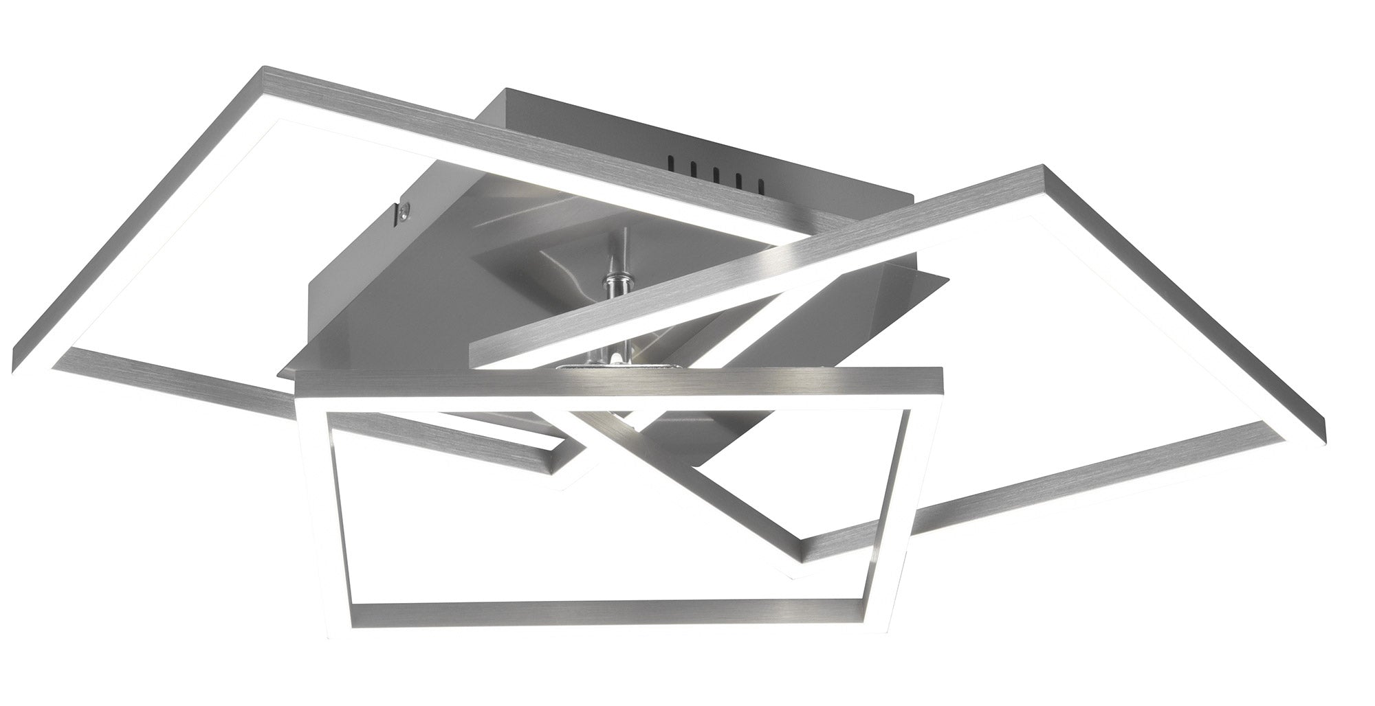 Plafoniera da Interno a LED in Metallo Nickel Opaco