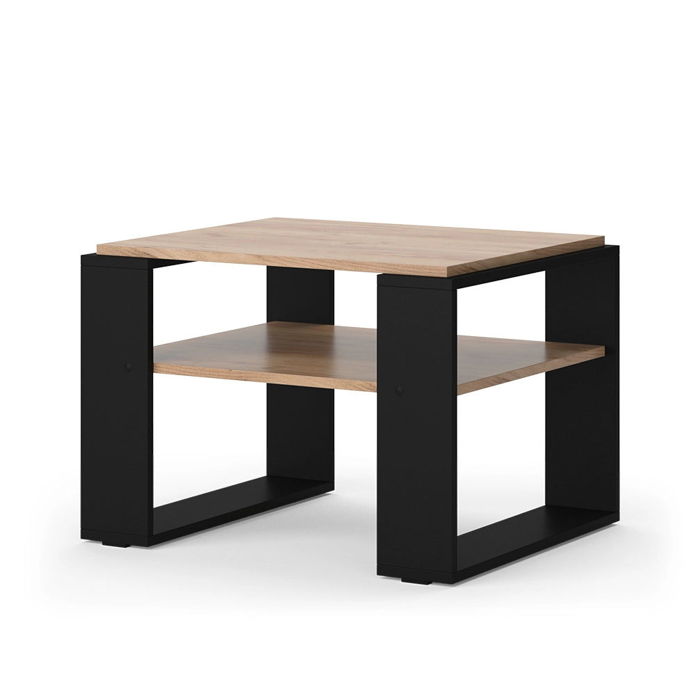 Vicco Tavolino da salotto Quercia dorata 65.6 x 55,8 cm con ripiano