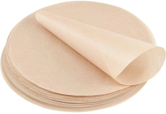 100 fogli di carta per antiaderente per friggitrice a vento da 20 cm - carta per hamburger - carta per panni, forno, griglia, stufato