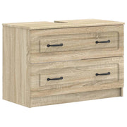 Armadio per Lavabo da Bagno UTRECHT Rovere Sonoma 897677