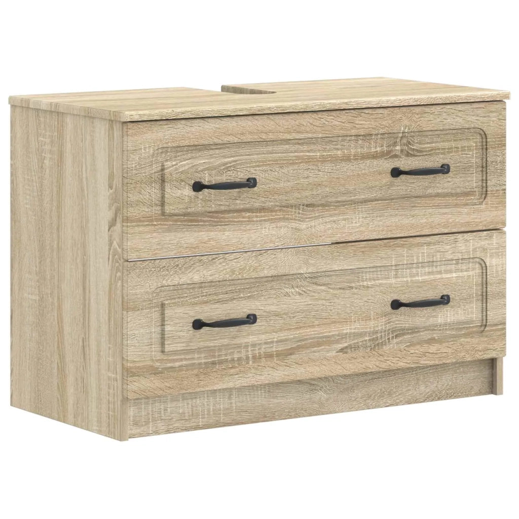 Armadio per Lavabo da Bagno UTRECHT Rovere Sonoma 897677