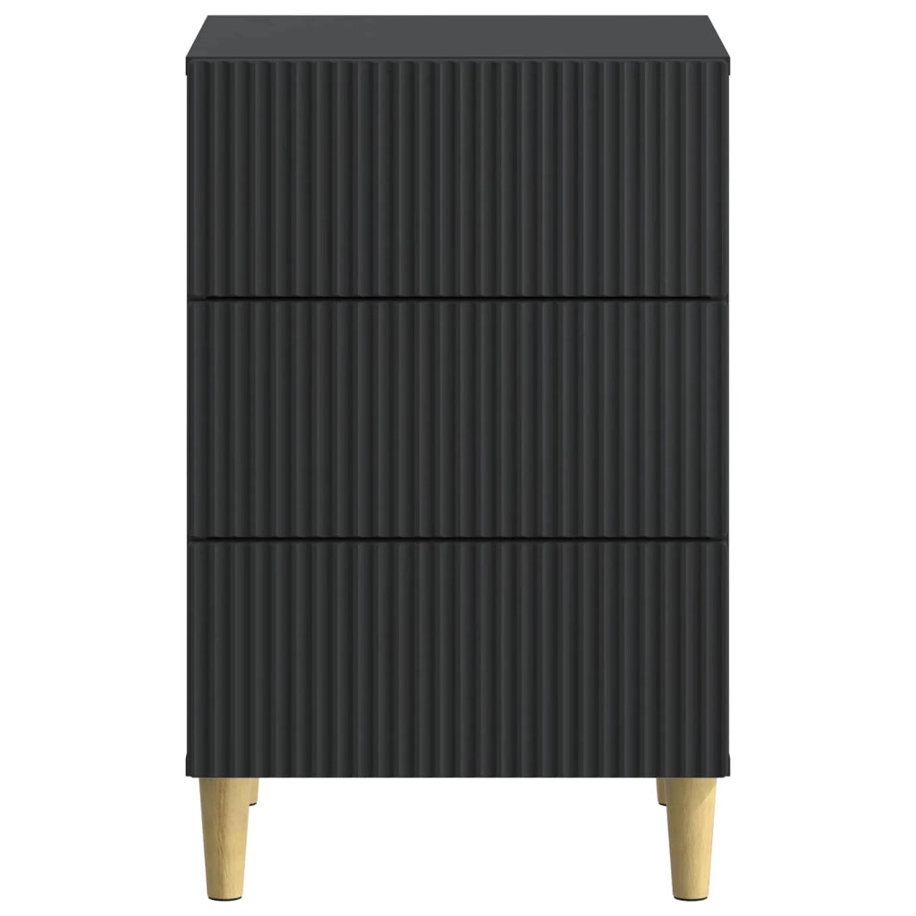 Armadio da Notte Nero 43 x 41 x 66,5 cm Legno ingegnerizzato 894556