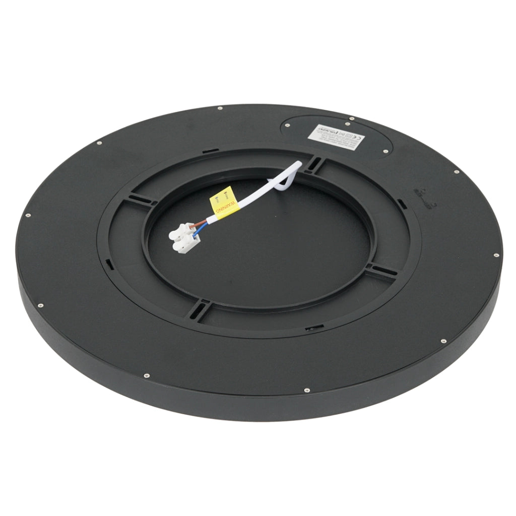 Plafoniera LED Milagro MAQ 40W 3CCT nera 50x50 ultrasottile