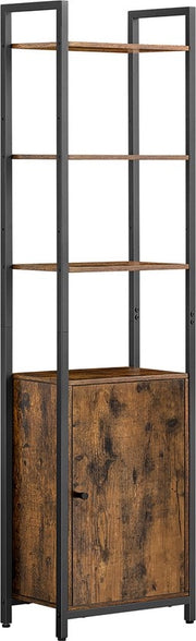 Libreria 24 x 40 x 159 – 5 cm in stile vintage marrone – inchiostro nero