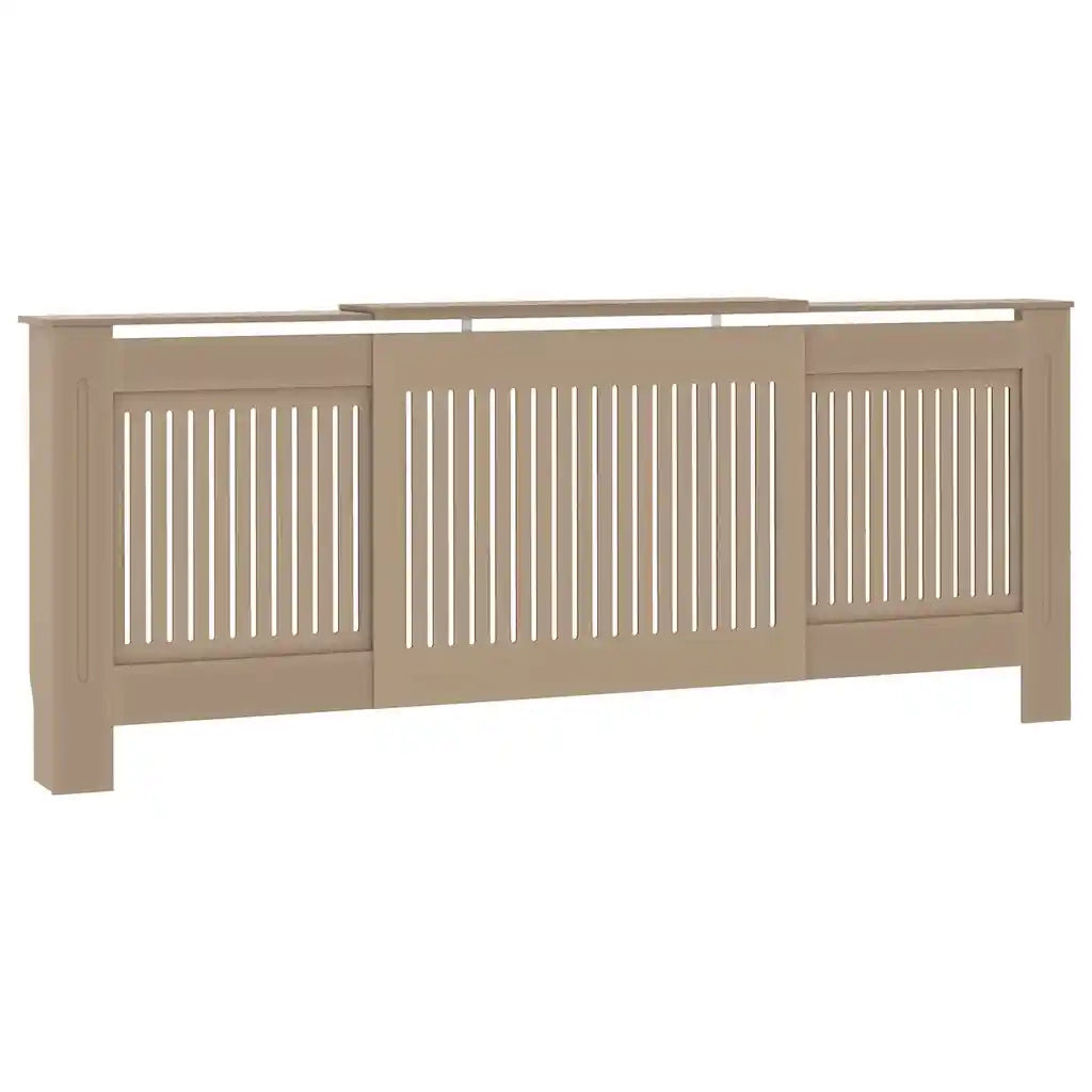 Copertura per radiatori 2 pcs Marrone 205 x 20,5 x 81,5cm
