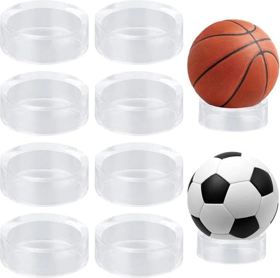 12 Stck Alzavoli a Cilindro Acrilici per Display - Piedistallo a Disco per Colonne - Supporti a Nesting per Buffet - Alzavoli a Plank con Base Aperta - Display per Gioielli in Sfera per Tavola da Cibo.