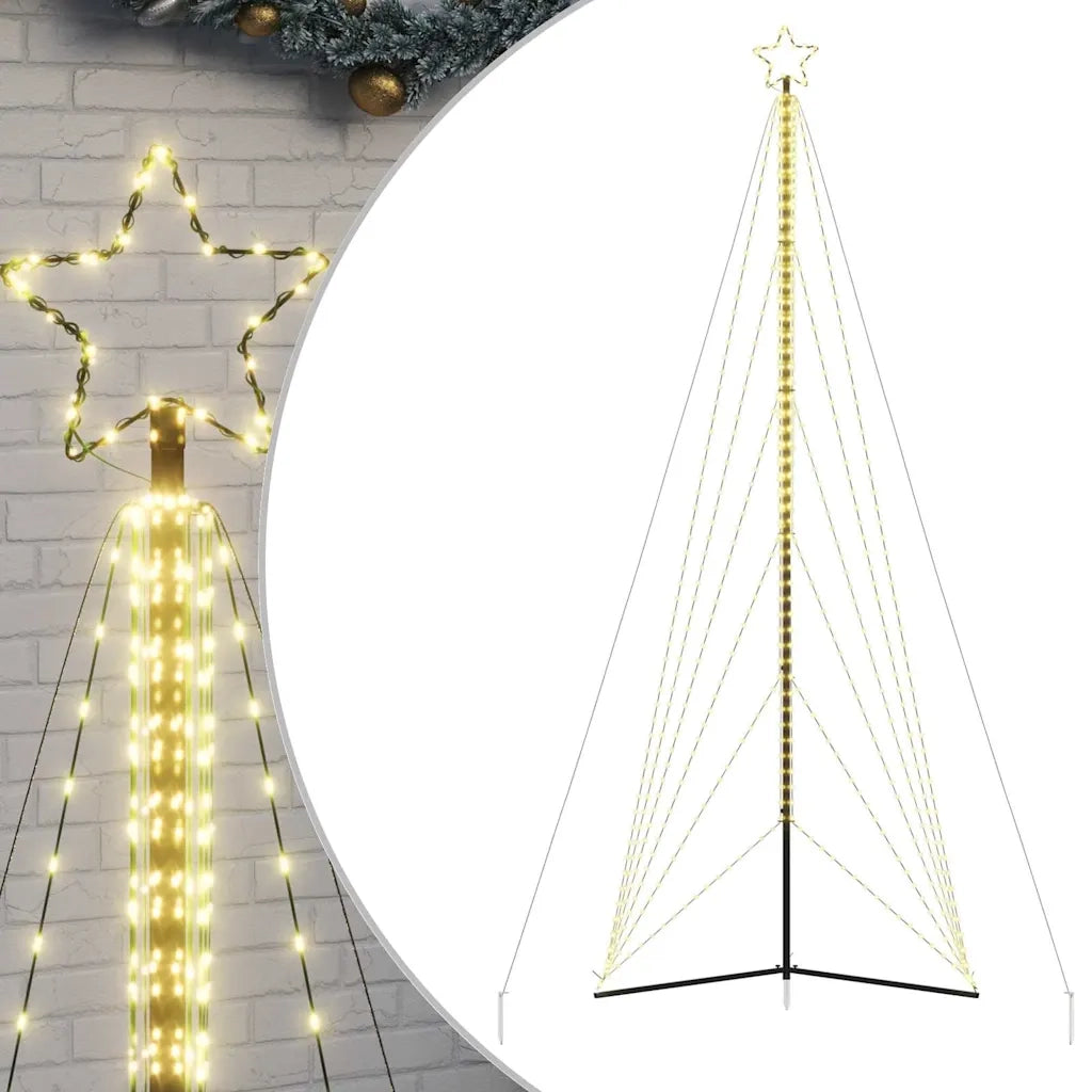 Albero di Natale a LED-Luci decorative natalizie 861 LED Bianco Caldo 478 cm