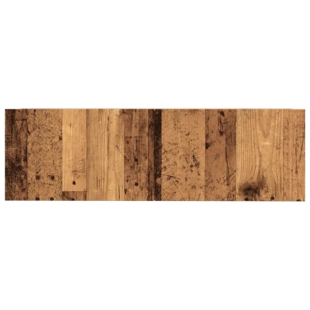Mobili TV a Parete 2pz Legno Antico 100x30x30 cm
