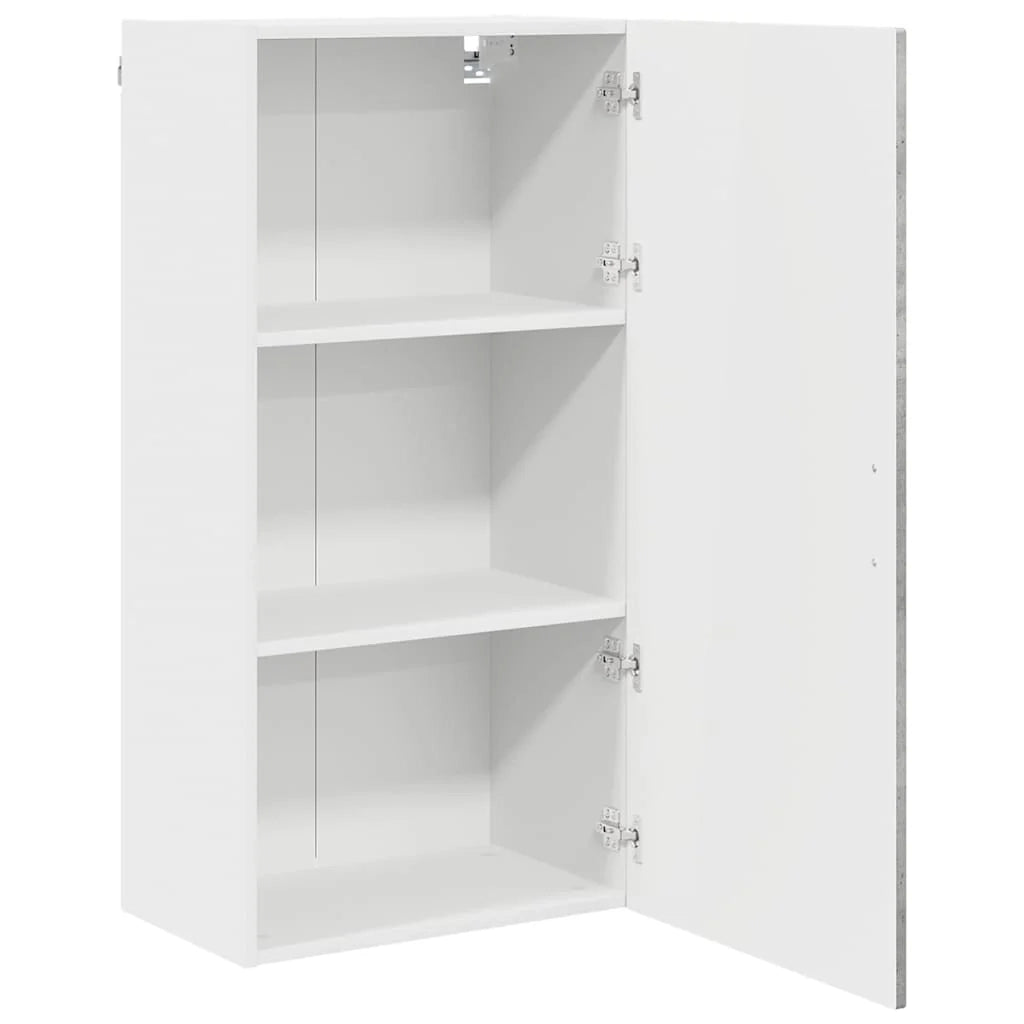 Mobile da cucina moderno a parete con pratico spazio contenitivo 50 x 31 x 100 cm legno composito grigio cemento 02_0054468