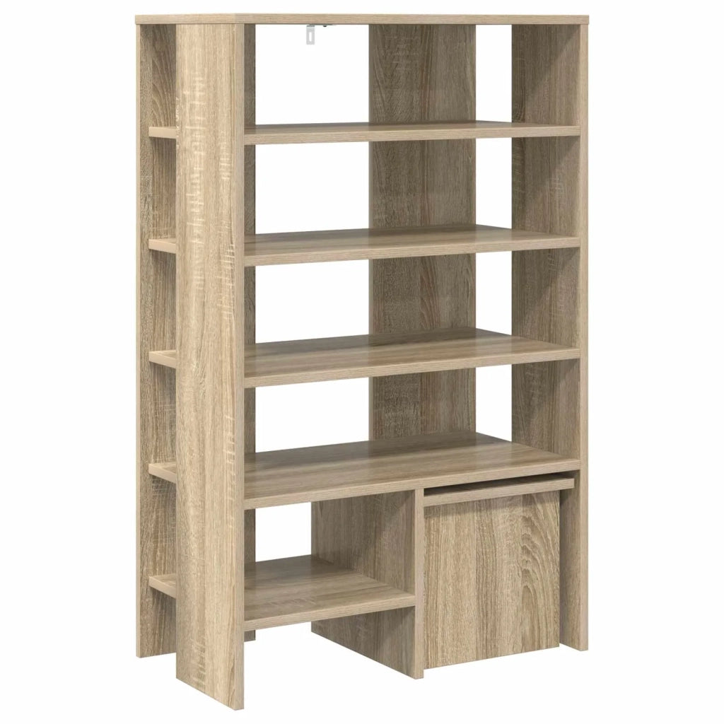 Mobile per scarpe 2 pcs Rovere Sonoma Legno multistrato