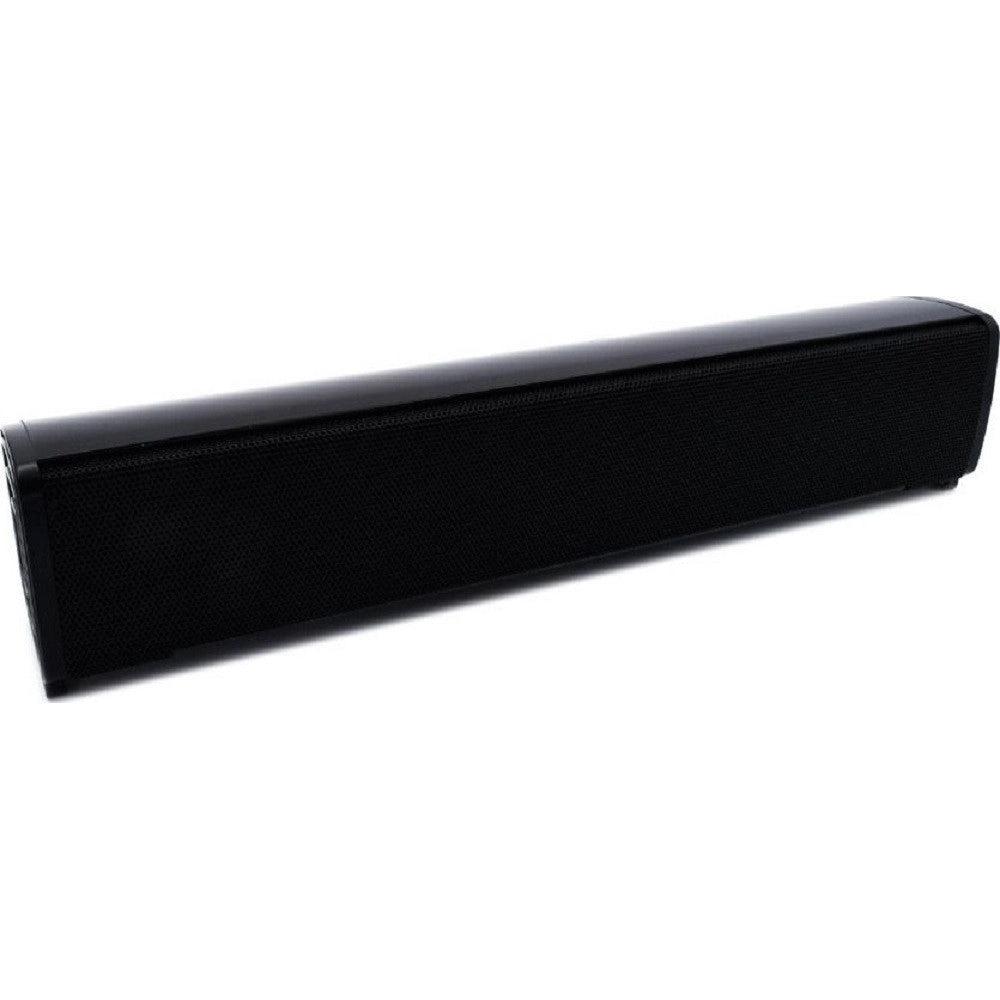 Trade Shop - Altoparlanti Q-t125 Speaker Soundbar Per Pc Potenziamento Bassi E Led Alla Base -