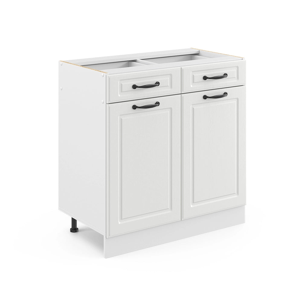 Vicco Frontale cucina Bianco casa di campagna 79.2 x 70.8 cm frontale del mobile per mobile base con cassetti