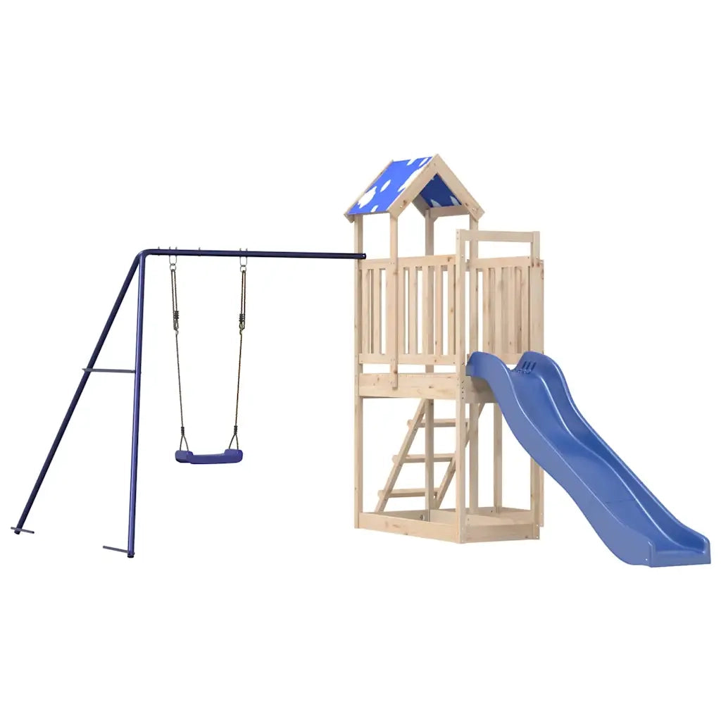 Set da Gioco da Esterno in Legno Massello di Pino 3278974