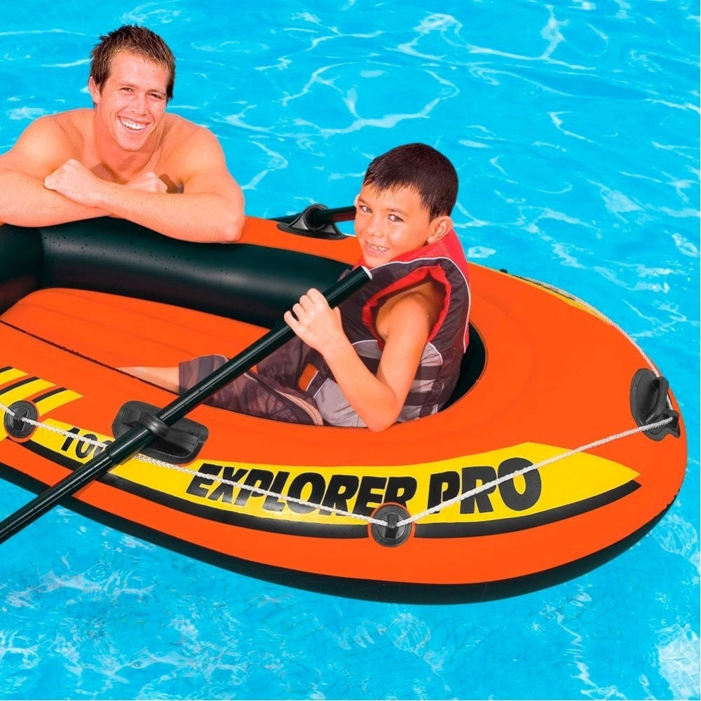 Trade Shop - Canotto Gonfiabile Gommone 160x94x29cm 1 Posto Mare Fiume Piscina Explorer -