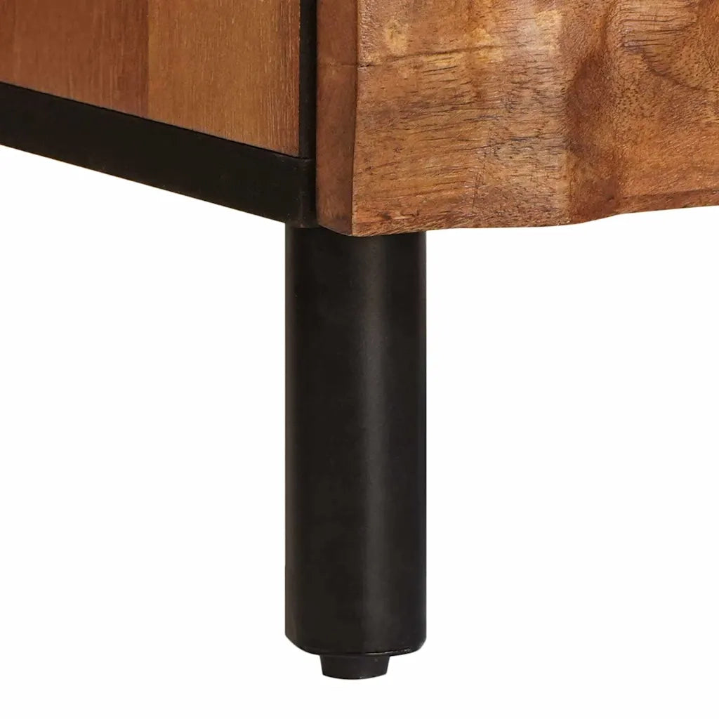 Comodino | Armadio da Notte | Mobiletto da notte con cassetto Marrone 50 x 33 x 62 cm