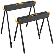Cavalletto Pieghevole per Sega ¨C zephmum ¨C 2 Pezzi, Nero
