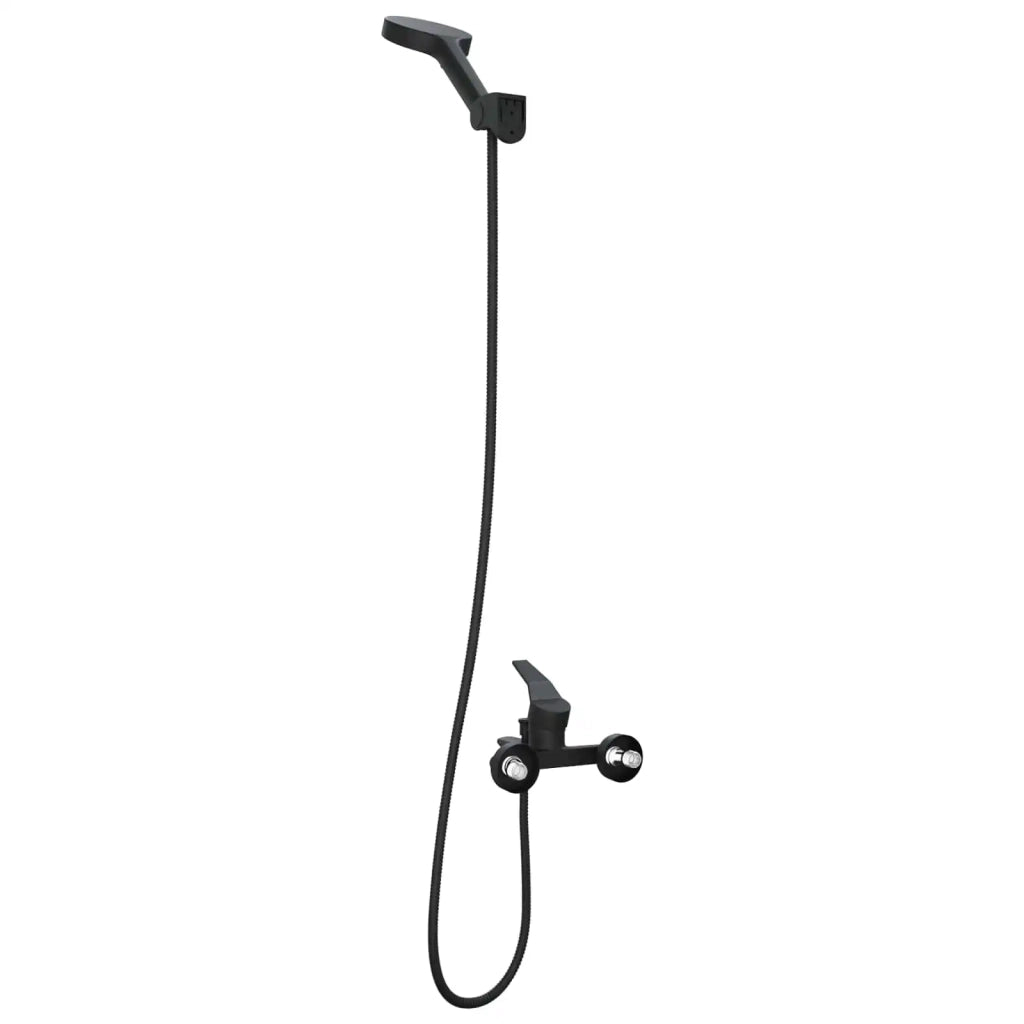 Set di doccia con soffione Nero G 1 / 2 pollici 42023401