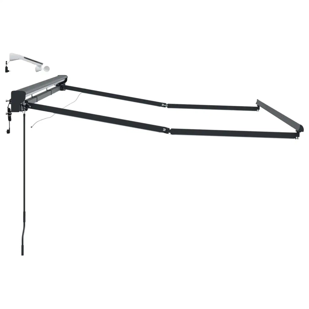 Telaio tenda elettrica con LED Antracite 3,5 x 2 m Alluminio 42024847