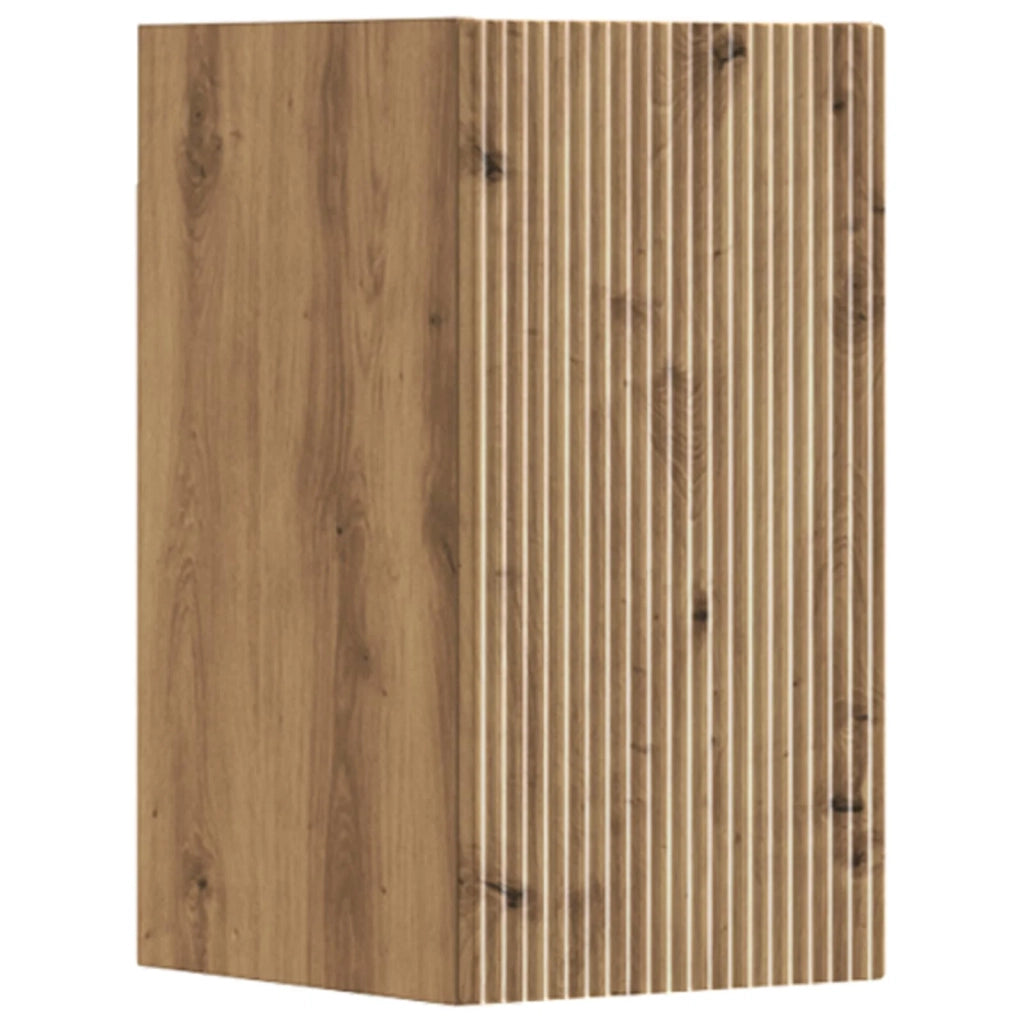 Set di mobili per il bagno 3 pz Rovere Artigianale 3406082