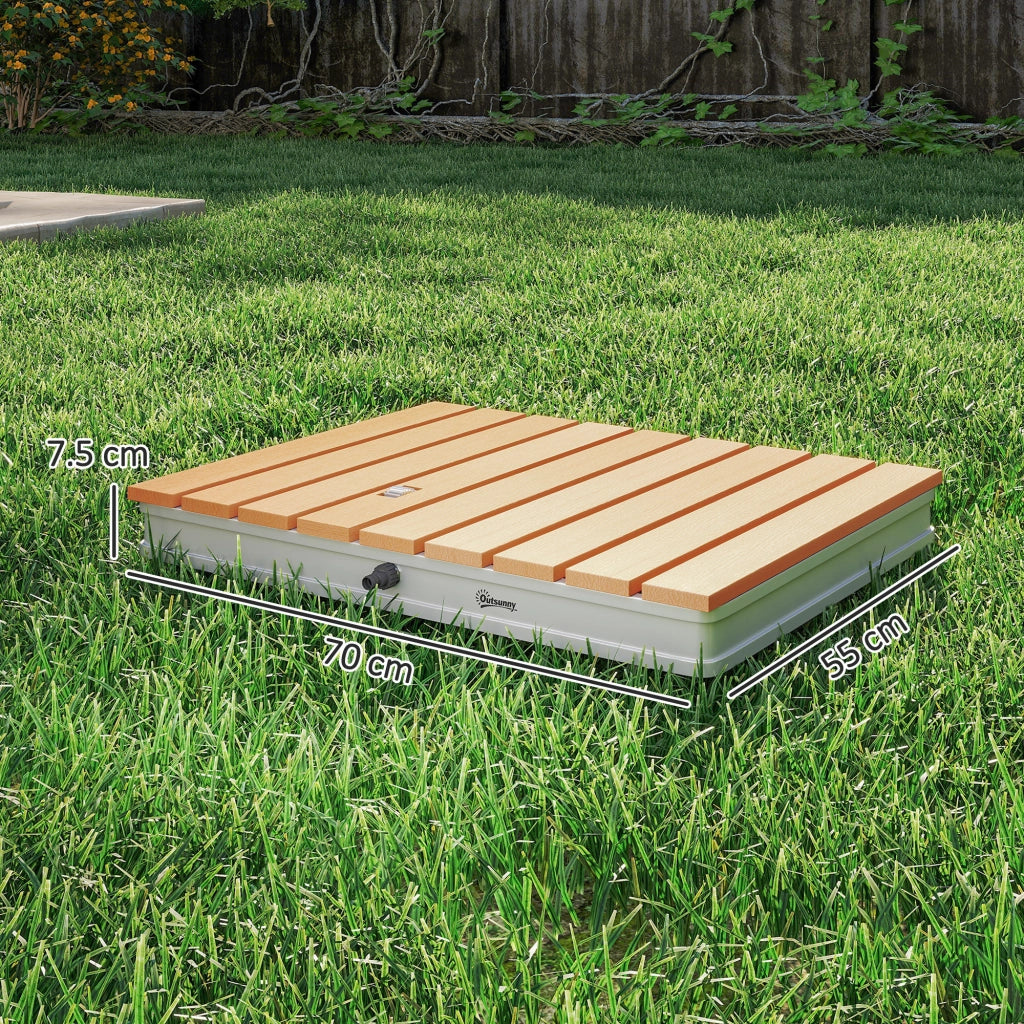 Doccia da Giardino Portatile ¨C zephmum ¨C Legno 70x55 cm