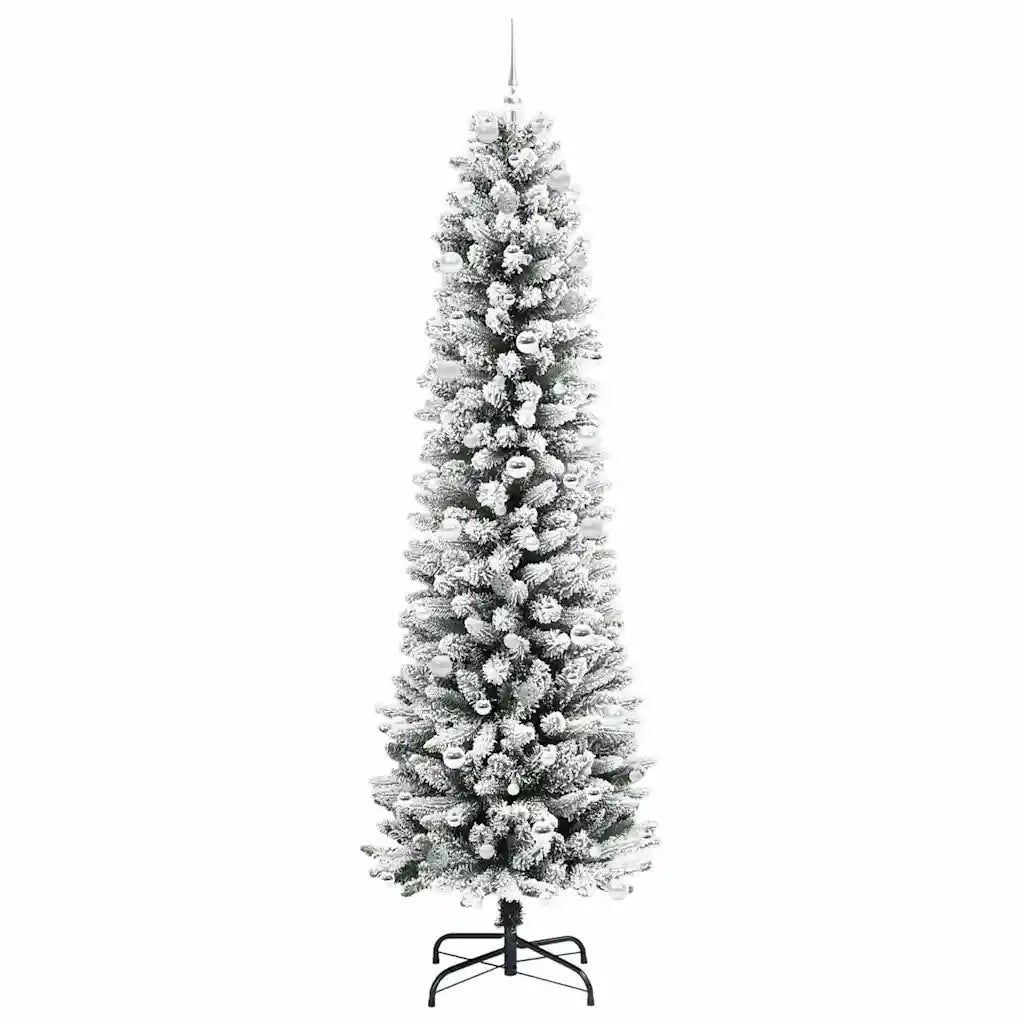 Albero di Natale artificiale con 300 LED Bianco 240 cm 3396134