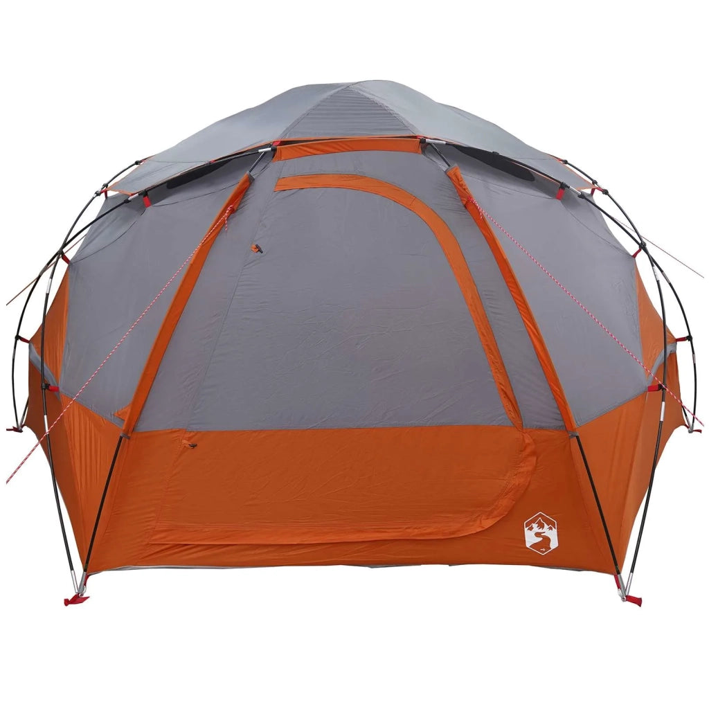 Tenda a cupola con tetto rimovibile Grigio e arancione 42017375